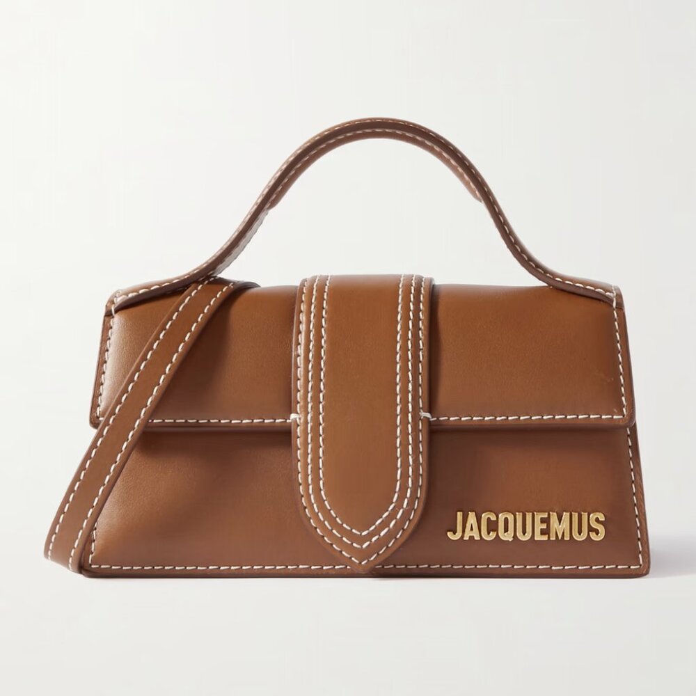 NWT Jacquemus Le Bambino Satchel in Light Brown/Tan